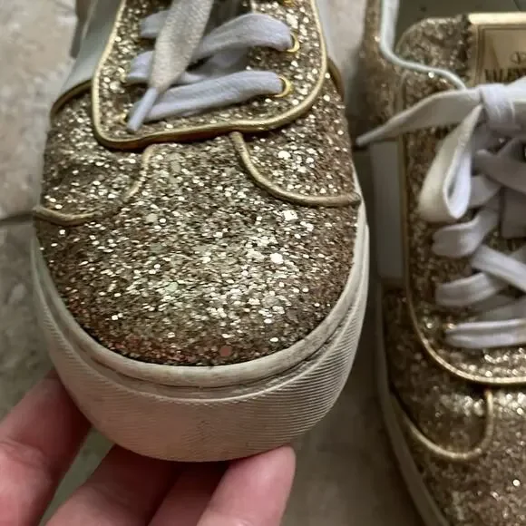 VALENTINO GARAVANI Glitter Flycrew Sneakers